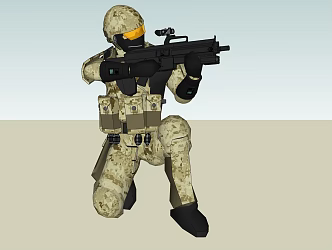 Warrior 3d model