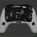 Transparent Nintendo Switch Game Controller Featuring LED Indicators As Modern Entertainment Device