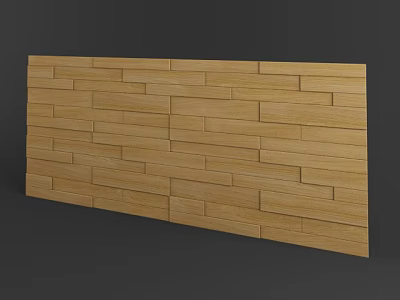 Wooden wall decoration 3d model