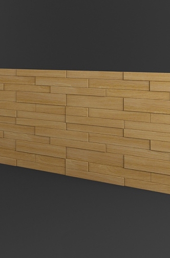 Wooden wall decoration 3d model