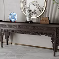 New Chinese-style Engraved Entrance Scene Case 3d model