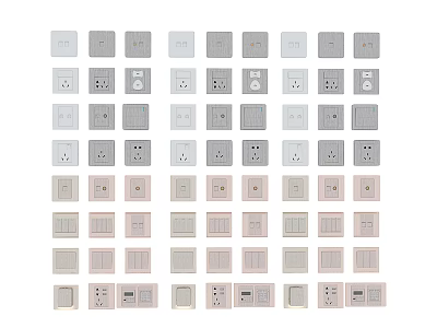 Hardware Panel Switch 3d model