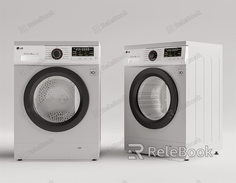 Modern washing machine model