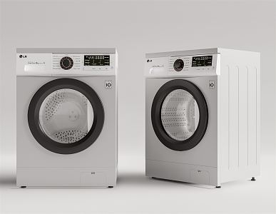 Modern washing machine 3d model