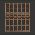 Sturdy Industrial Equipment Wooden Crate With Open Lid And Frame Structure