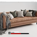 Modern Multiplayer Sofa 3d model