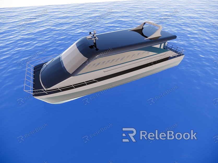 catamaran speedboat model