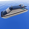catamaran speedboat 3d model