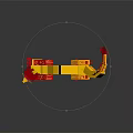 Modern toy dragon 3d model