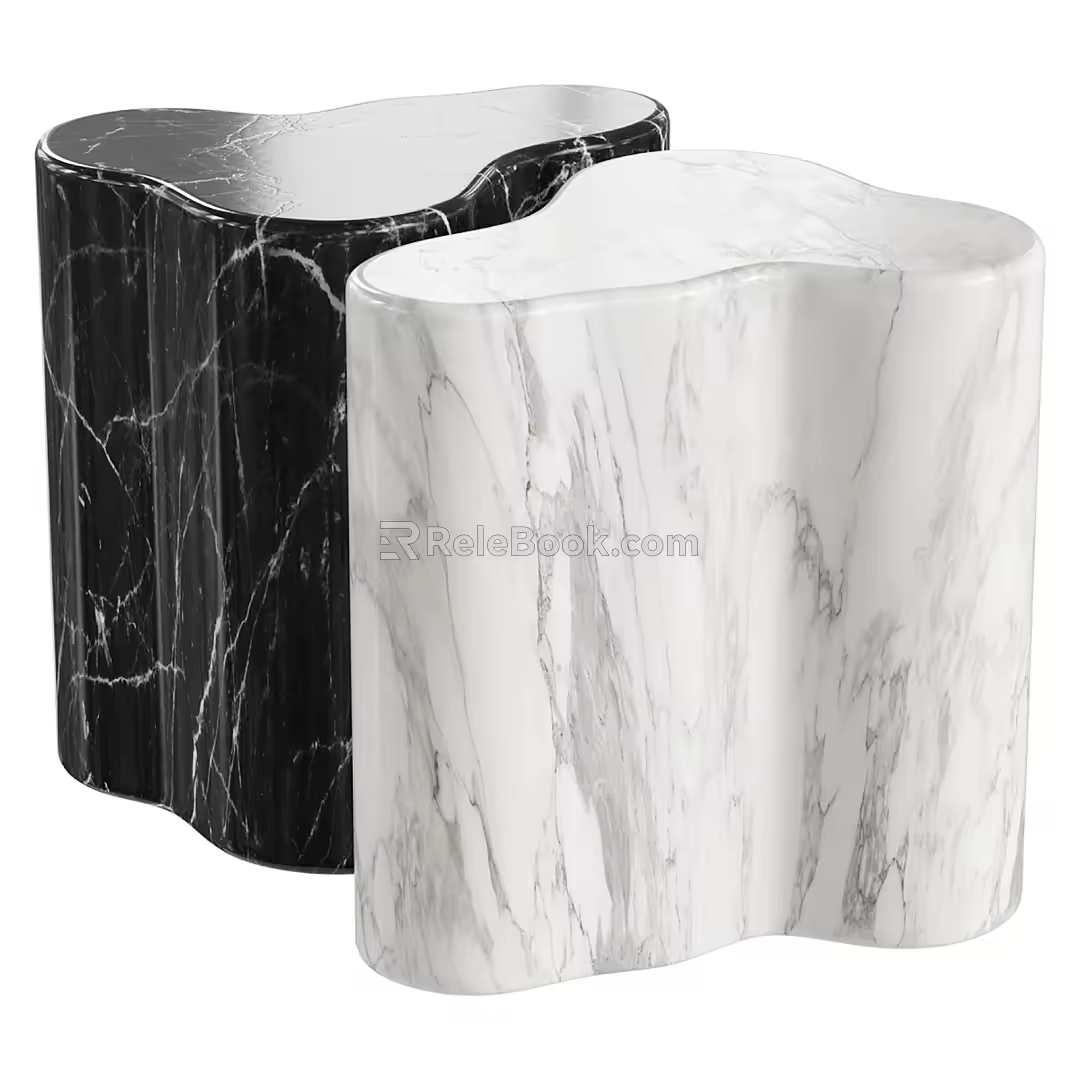 Modern side corner 3d model