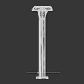 Modern Black Outdoor Light With Waterproof Design For Garden Pathway Lighting