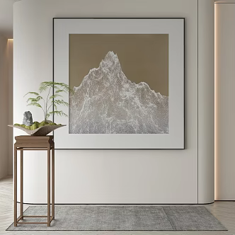 New Chinese Decorative Painting 3d model