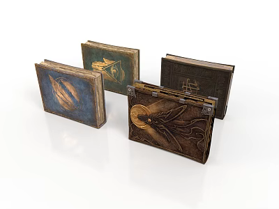 Decorative Storage Boxes With Various Designs And Intricate Patterns For Home Organization 3d model