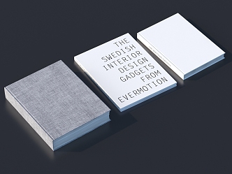 Modern Book Notebook 3d model