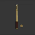Professional Commercial Equipment Telescope With Golden Red Design Metal Body And Small Cap