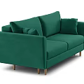 Modern double sofa 3d model