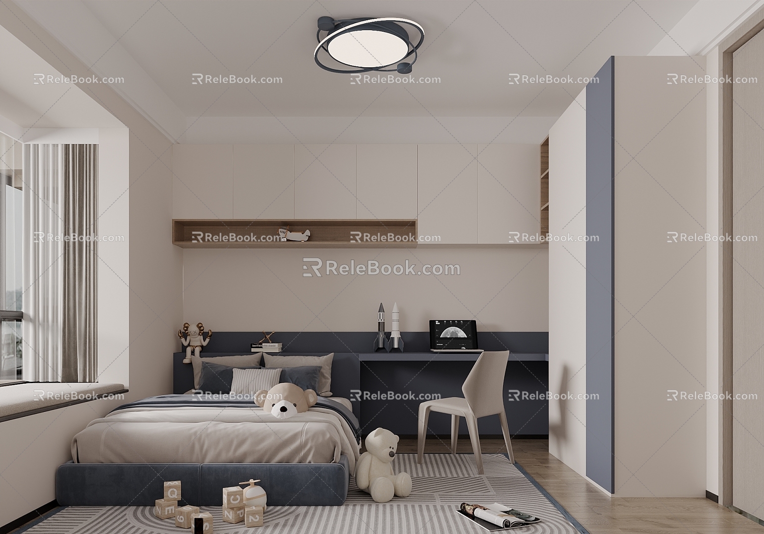 Modern Children's Room 3d model