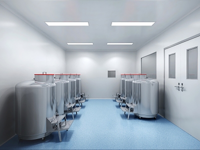 Modern repository Stem cell repository Sterile room model