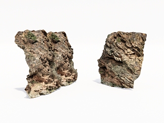 rock wall 3d model