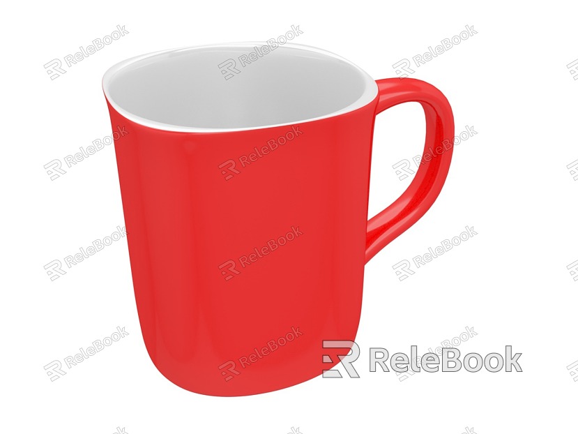 Modern coffee cup model