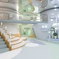 Modern Indoor Playground With Soft Color Scheme And Dreamy Layout