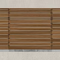 Wooden Vertical Slatted Fence Design For Outdoor Living Space With Natural Structure