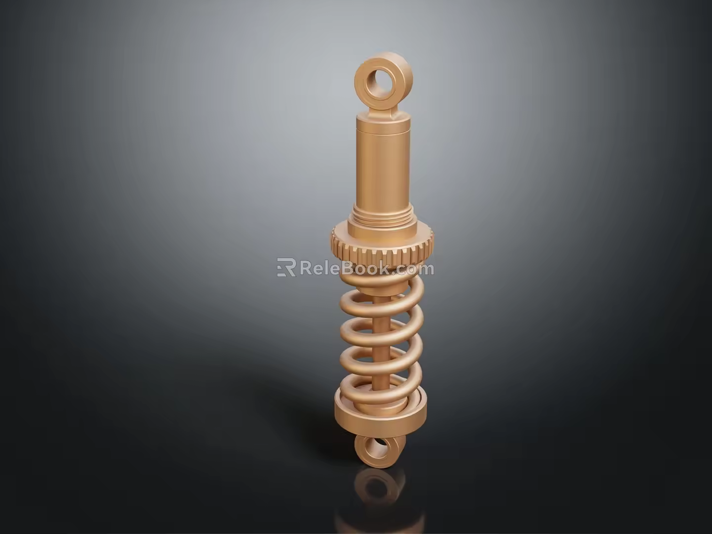 Modern shock absorber buffer spring tool 3d model