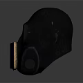 Modern gas mask sci-fi gas mask gas mask respirator 3d model