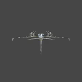 Airbus Commercial Aircraft Featuring White Body And Blue Tail Design Elements