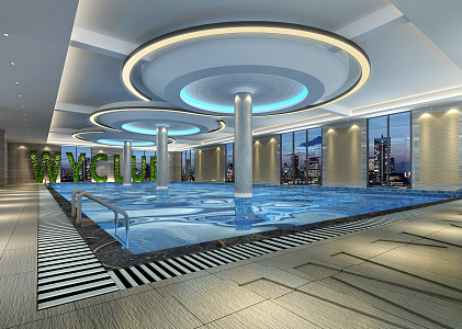 Swimming Pool Modern Swimming Pool 3d model