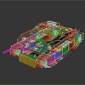 Light Tank Light Armored Modern Tank Modern Tank World War II Tank World War I Tank Heavy Tank 3d model