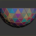 Colorful Geometric Dinnerware Set With Triangular Pattern Bowl And Vibrant Modern Design