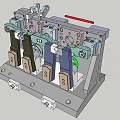 Industrial Electrical Switchgear Components With Multi Pole Design And Control Levers