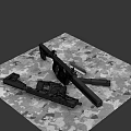 Vector Sub Machine Gun Tactical Weapon Design With Modern Features And Accessories