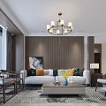 Modern Light Luxury Dining And Living Space With Custom Wine Cabinets And Elegant Dining Chairs