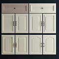 Diverse Colored Cabinet Doors In Multiple Styles Neatly Arranged On