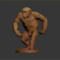 Monkey Cartoon Monkey Anime Monkey Stylized Monkey Fantasy Style Monkey Toy 3d model
