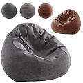 Modern Lazy Sofa Bean Bag Chair 3d model