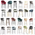 Modern Bar Stools With Various Stylish Designs And Different Color Options