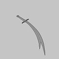 Zulfikar Sword 3d model