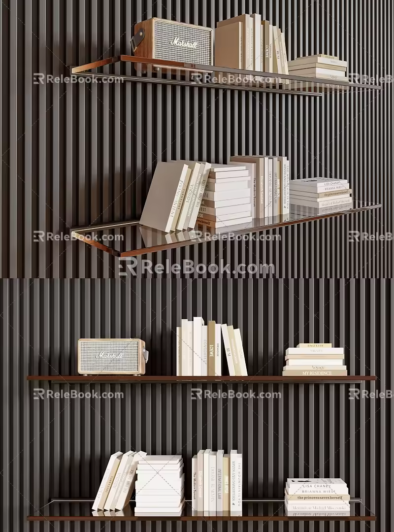 Bookshelf 3d model
