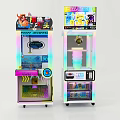 Fun Video Game Store With Fish Boom Arcade Machine And Roller Coaster Game