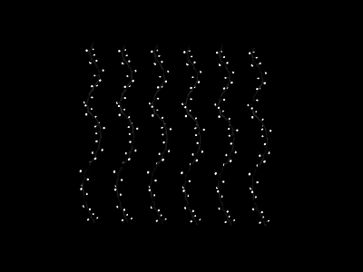 Abstract White Dot Pattern With Vertical Lines On Black Background 3d model