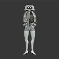 Modern robot alien equipment 3d model