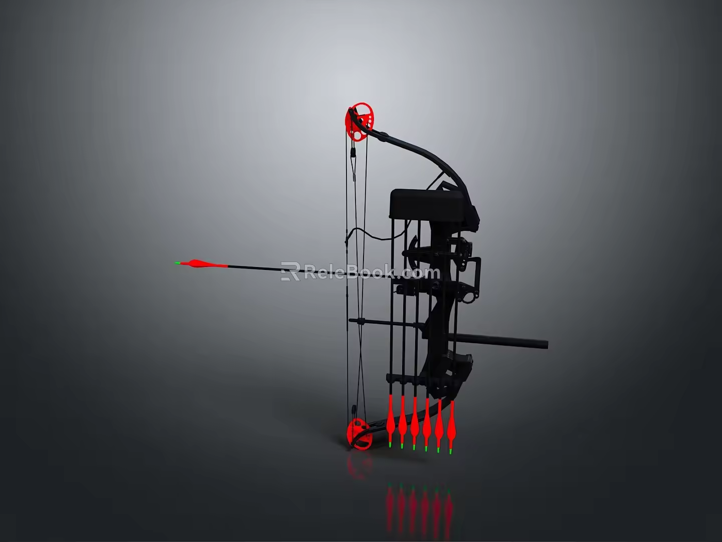 Crossbow Mechanical Crossbow Shift Bow and Arrow Shoot Far Equipment Weapons High-tech Crossbow 3d model