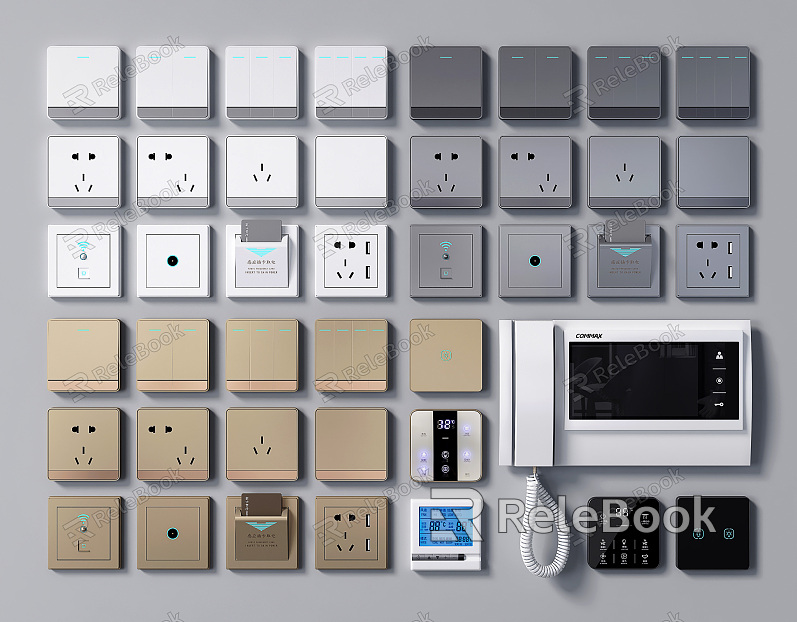 Modern socket switch socket panel model