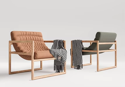 modern leisure chair 3d model