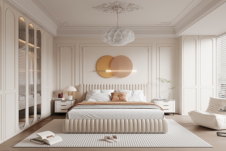 French Bedroom Home Bedroom 3d model