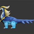 Colorful Flower Shaped Pokemon Figurines With Pink Green Yellow Blue Designs