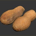 Peanut Plant Vegetable Dried Fruit 3d model